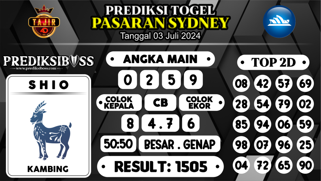 https://prediksibossapi.com/prediksi-boss-togel-sidney-rabu-03-juli-2024/