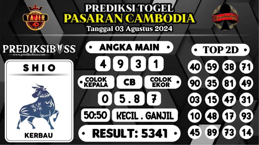 https://prediksibossapi.com/prediksi-boss-togel-cambodia-sabtu-03-agustus-2024/