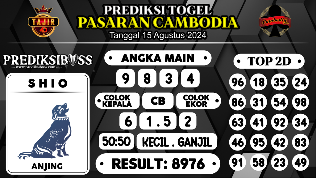 https://prediksibossapi.com/prediksi-boss-togel-cambodia-kamis-15-agustus-2024/