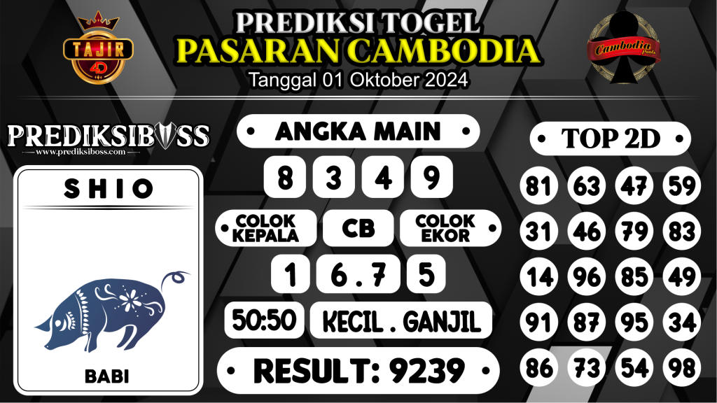 https://prediksibossapi.com/prediksi-boss-togel-cambodia-selasa-01-oktober-2024/