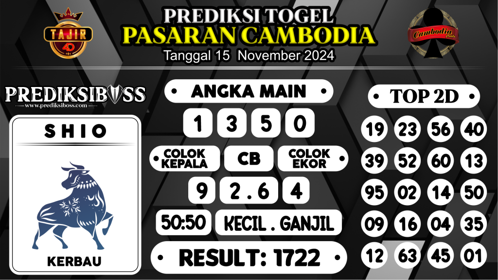 https://prediksibossapi.com/prediksi-boss-togel-cambodia-jumat-15-november-2024/