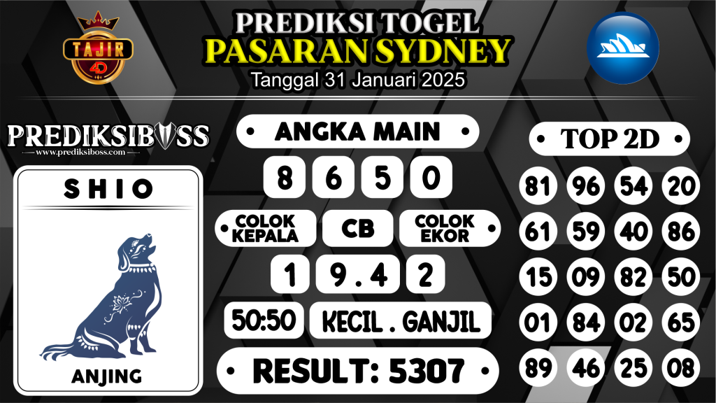https://prediksibossapi.com/prediksi-boss-togel-sidney-jumat-31-januari-2025/