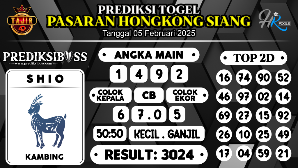 https://prediksibossapi.com/prediksi-boss-togel-hk-siang-rabu-05-februari-2025/