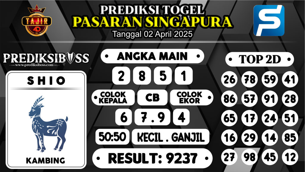 https://prediksibossapi.com/prediksi-boss-togel-sgp-rabu-02-april-2025/