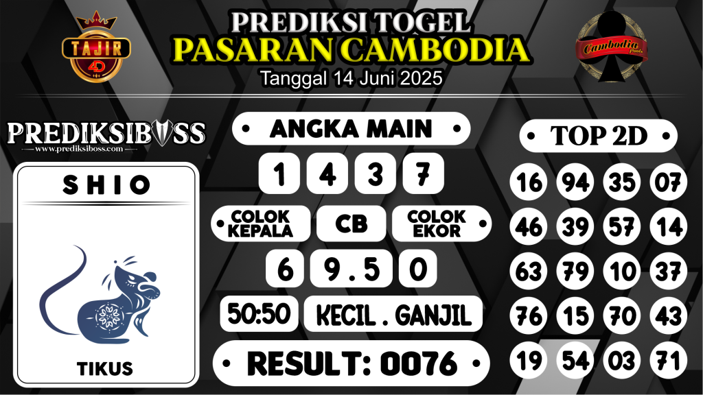https://prediksibossapi.com/prediksi-boss-togel-cambodia-sabtu-14-juni-2025/
